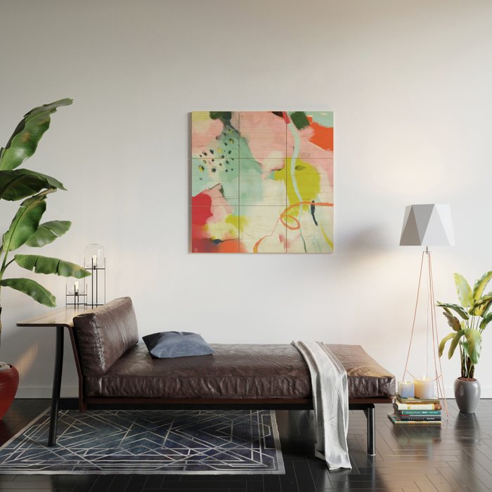 landscape in spring Wood Wall Art Gallery Image 2