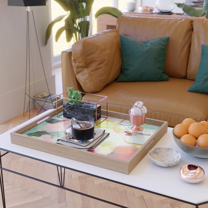 landscape in spring Serving Tray Gallery Image 2