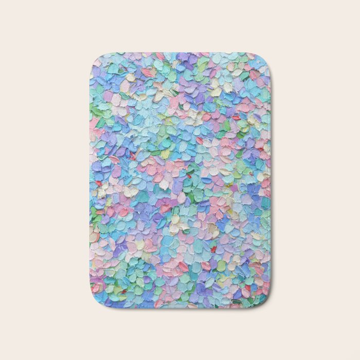 Pastel Petals Bath Mat Gallery Image 1