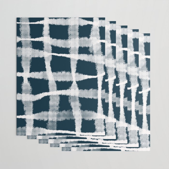 Tie Dye no. 1 in Indigo  Wrapping Paper Gallery Image 3