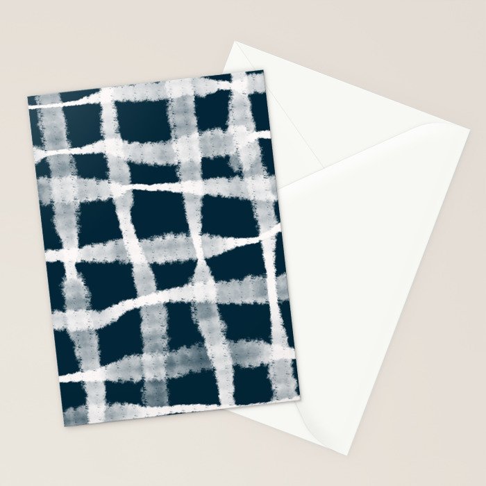 Tie Dye no. 1 in Indigo  Stationery Card Gallery Image 2