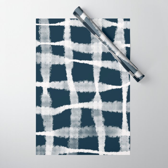 Tie Dye no. 1 in Indigo  Wrapping Paper Gallery Image 1
