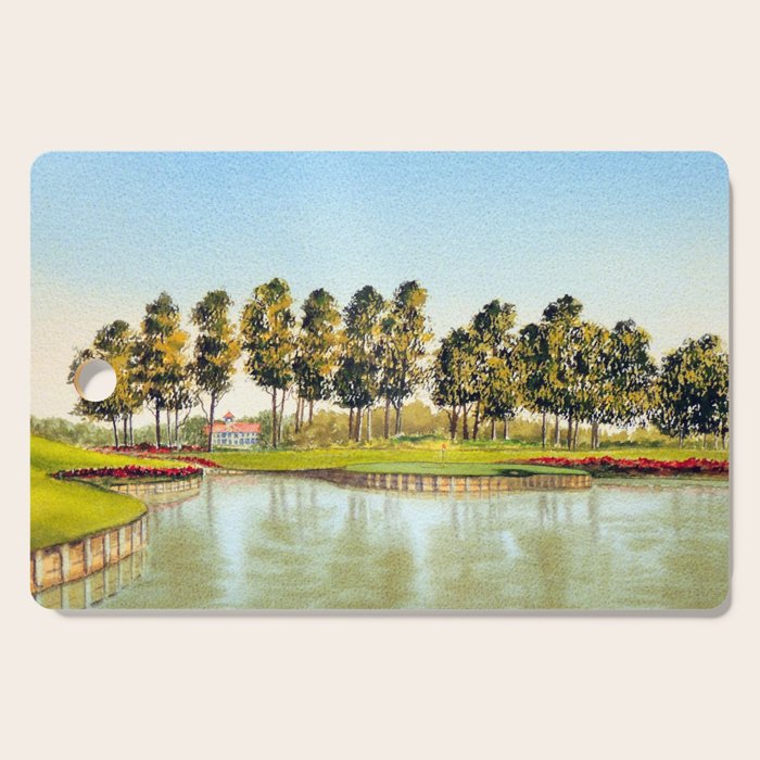 Sawgrass TPC Golf Course 17th Hole Cutting Board Gallery Image 1