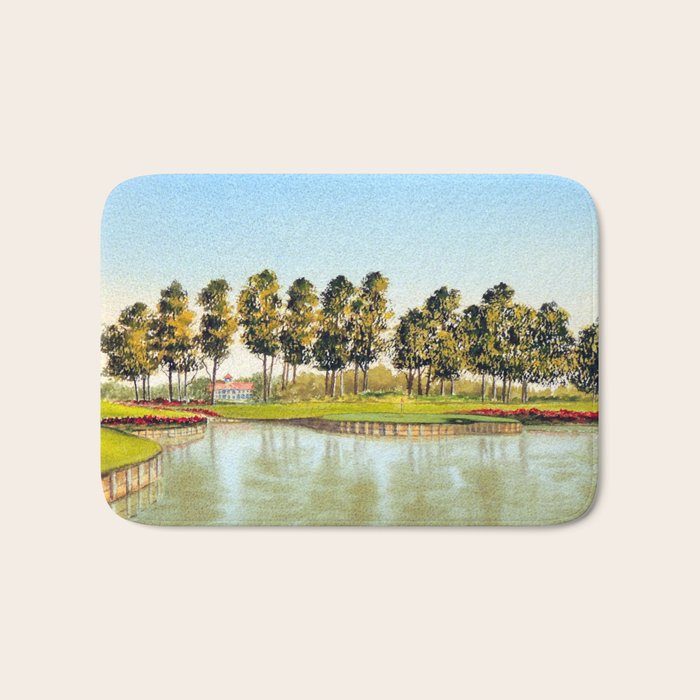 Sawgrass TPC Golf Course 17th Hole Bath Mat Gallery Image 1