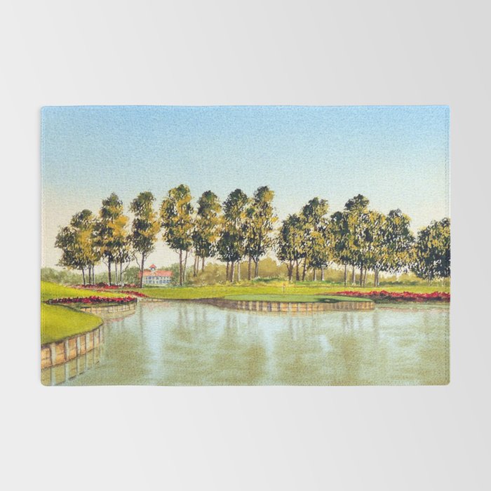 Sawgrass TPC Golf Course 17th Hole Rug Gallery Image 2