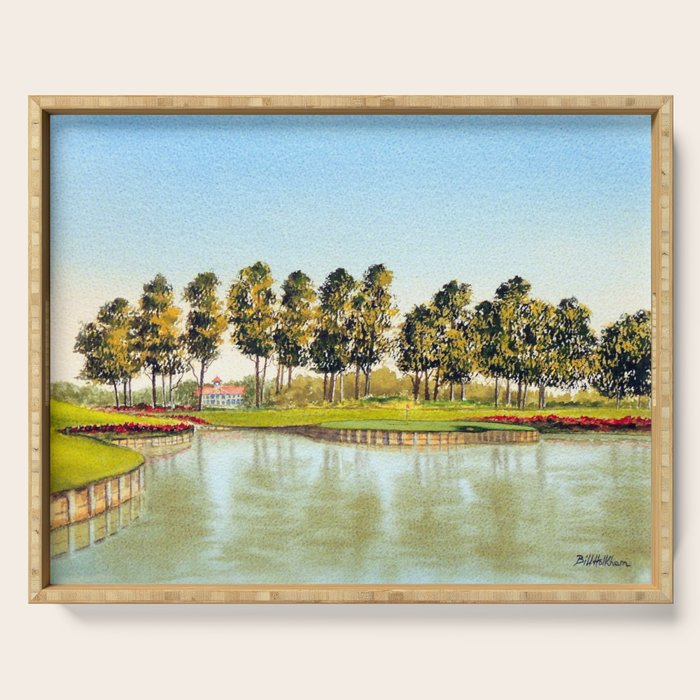 Sawgrass Tpc Golf Course 17th Hole Serving Tray