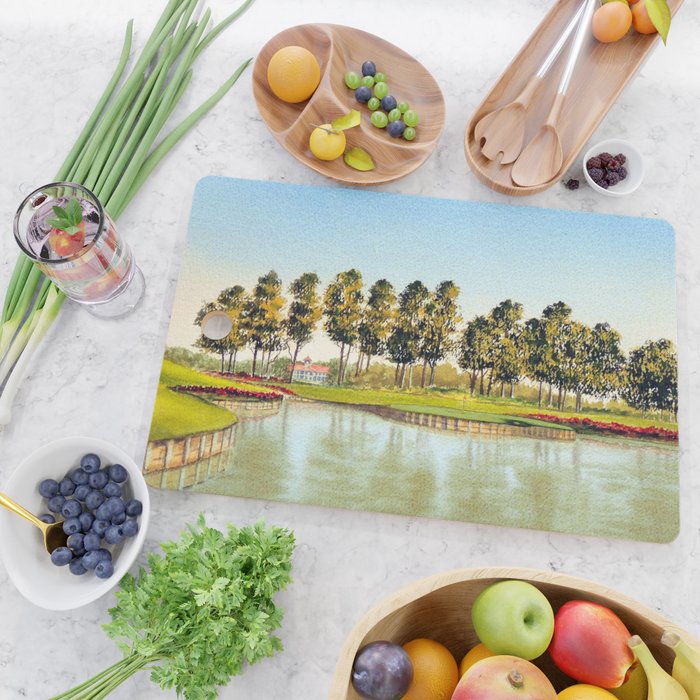Sawgrass TPC Golf Course 17th Hole Cutting Board Gallery Image 2