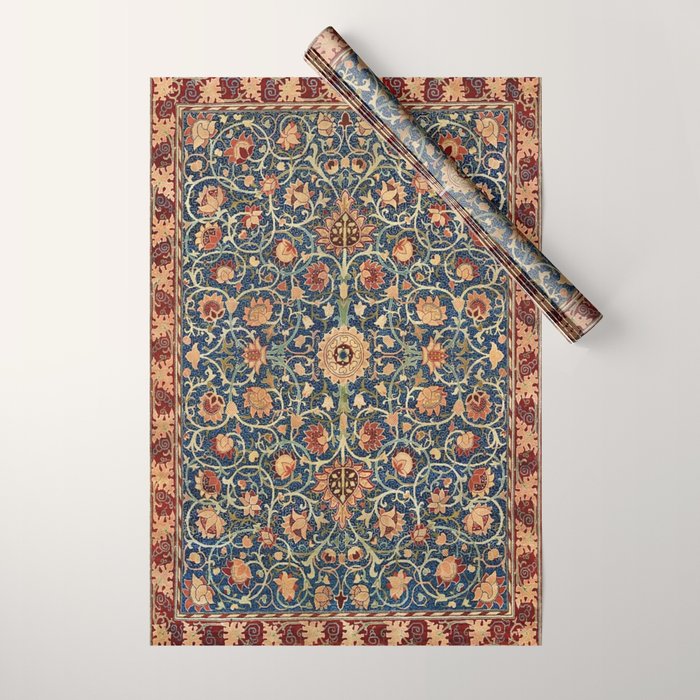 William Morris Holland Park Vintage Pattern Wrapping Paper Gallery Image 1