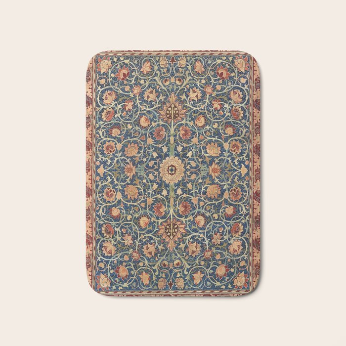 William Morris Holland Park Vintage Pattern Bath Mat Gallery Image 1