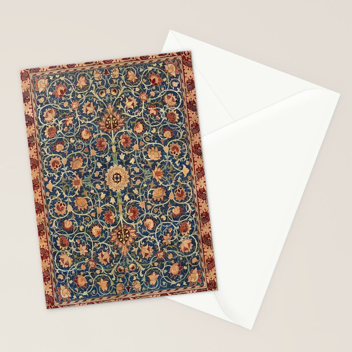 William Morris Holland Park Vintage Pattern Stationery Card Gallery Image 2