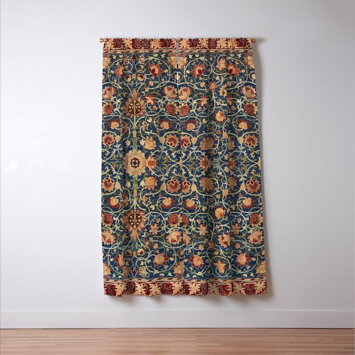 William Morris Holland Park Vintage Pattern Window Curtain Gallery Image 3