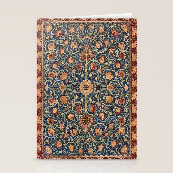 William Morris Holland Park Vintage Pattern Stationery Card Gallery Image 2