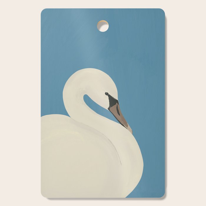 White Swan 3 Cutting Board Gallery Image 1