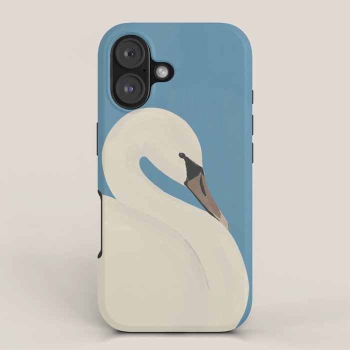White Swan 3 iPhone Case Gallery Image 1