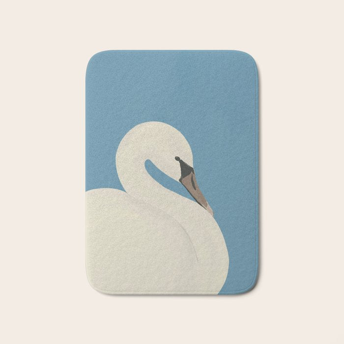 White Swan 3 Bath Mat Gallery Image 1