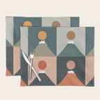 Meow Fuji 2x2 Placemat Gallery Image 1