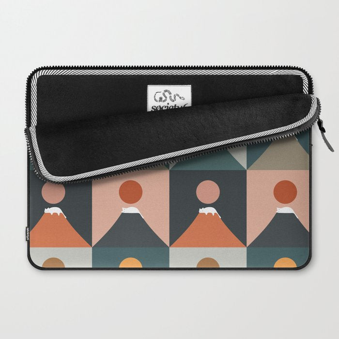 Meow Fuji 2x2 Laptop Sleeve Gallery Image 2