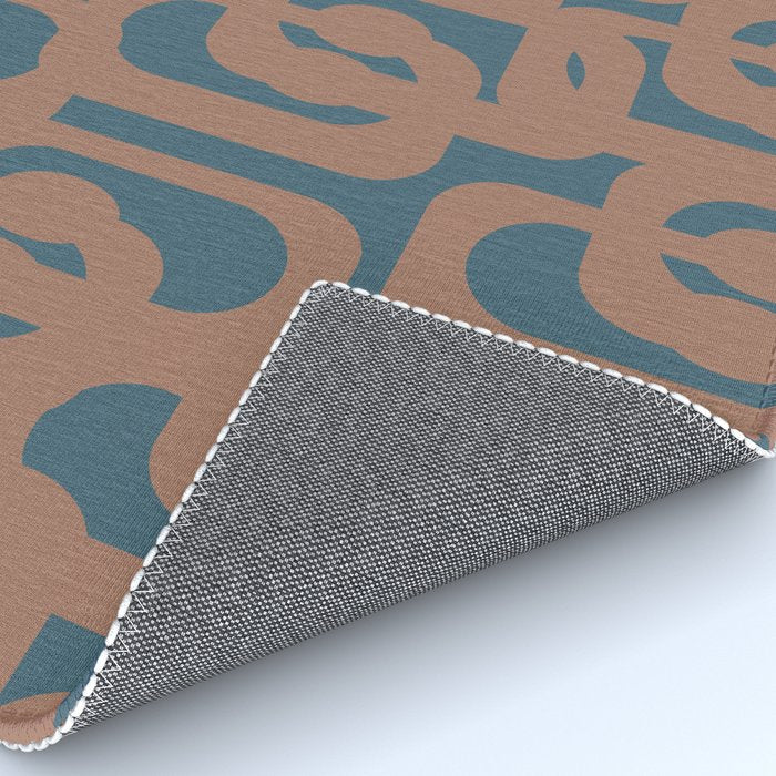 Mid Century Modern Loops Pattern 4 Inspired by PANTONE 17 1230 Color of the Year Mocha Mousse Rug Gallery Image 4