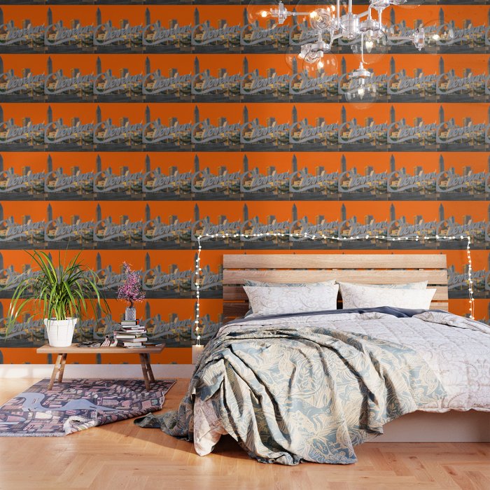 Cleveland Ohio City Skyline Home Fan OH Print Wallpaper Gallery Image 1