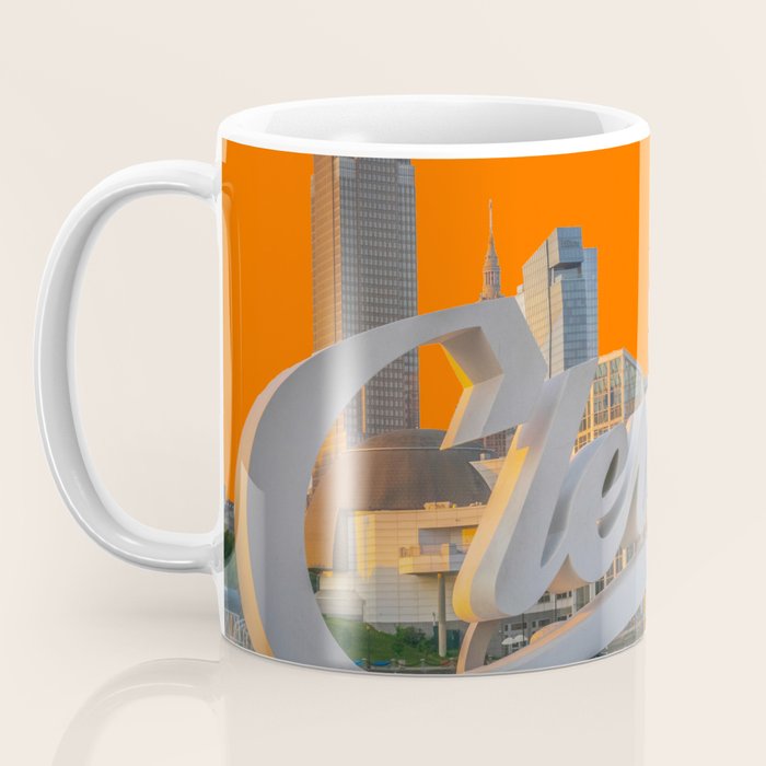 Cleveland Ohio City Skyline Home Fan OH Print Coffee Mug Gallery Image 3