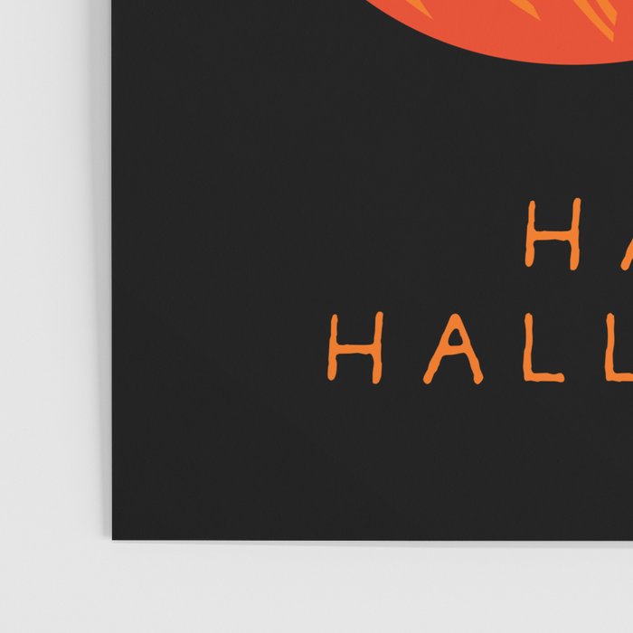 Happy Halloween funny pumpkin cartoon doodle Poster Gallery Image 3