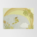Surf Tropical daydreams by surfy birdy  Rug Gallery Image 2