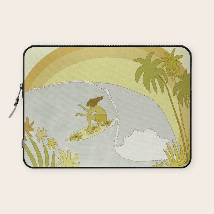 Surf Tropical daydreams by surfy birdy  Laptop Sleeve Gallery Image 1