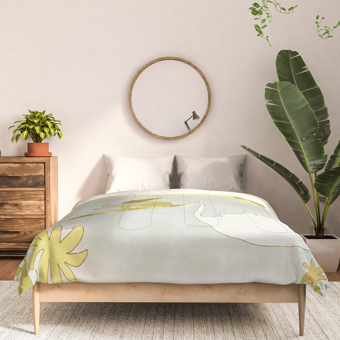 Surf Tropical daydreams by surfy birdy  Comforter Gallery Image 3
