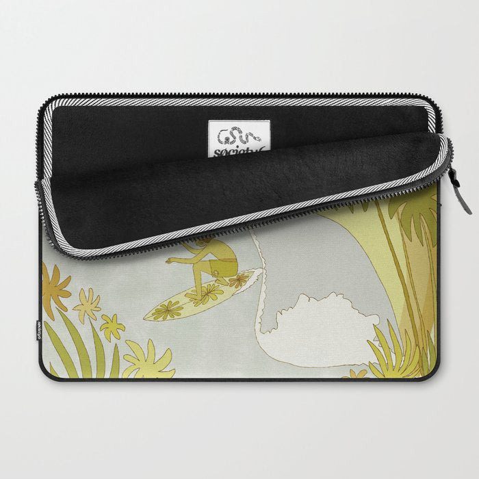 Surf Tropical daydreams by surfy birdy  Laptop Sleeve Gallery Image 2
