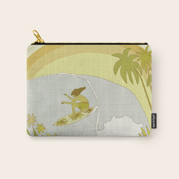 Surf Tropical daydreams by surfy birdy  Carry All Pouch Gallery Image 1