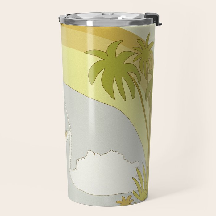 Surf Tropical daydreams by surfy birdy  Travel Mug Gallery Image 2