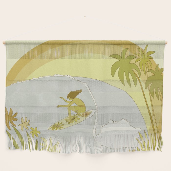 Surf Tropical daydreams by surfy birdy  Wall Hanging Gallery Image 1