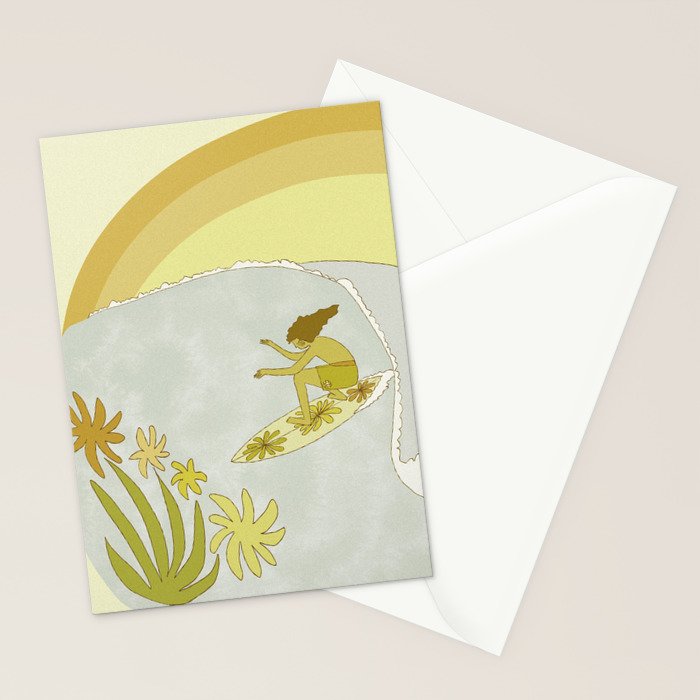 Surf Tropical daydreams by surfy birdy  Stationery Card Gallery Image 2