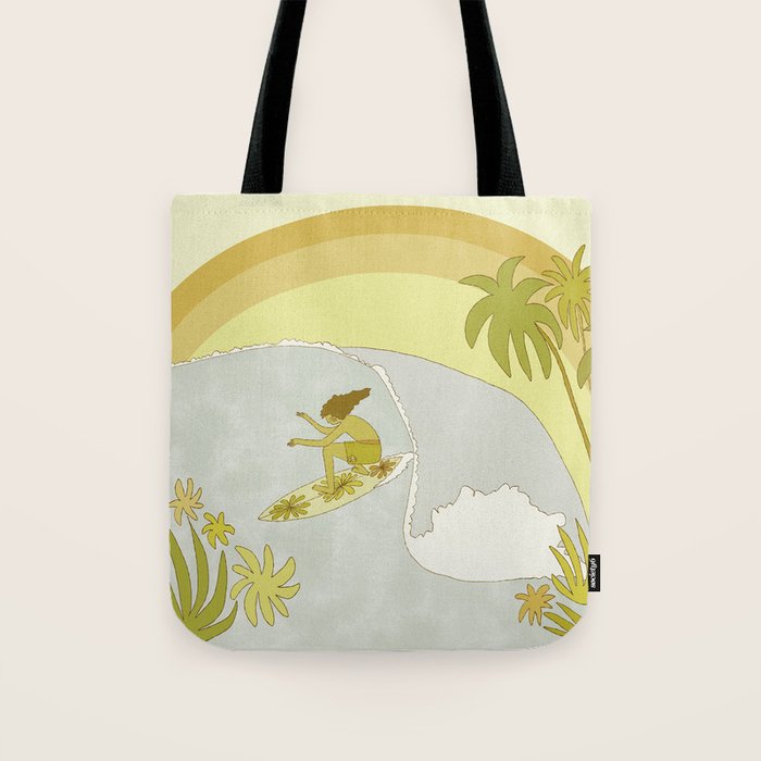 Surf Tropical daydreams by surfy birdy  Tote Bag Gallery Image 1