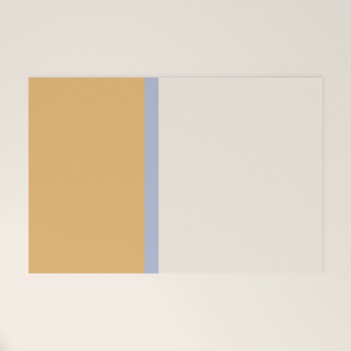 Neutral Summer Colour Block Welcome Mat Gallery Image 1