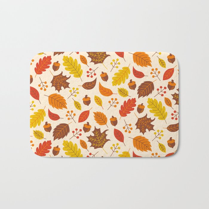Autumn Leaves Bath Mat Gallery Image 1