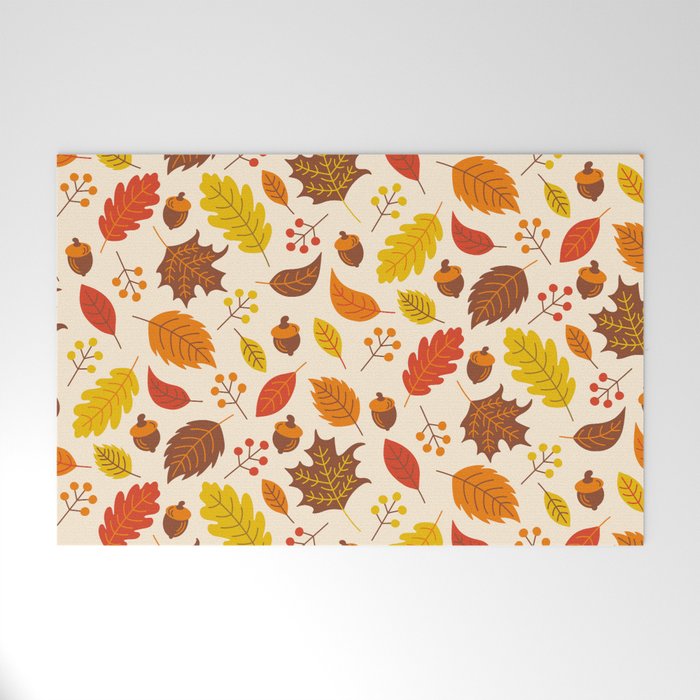Autumn Leaves Welcome Mat Gallery Image 1