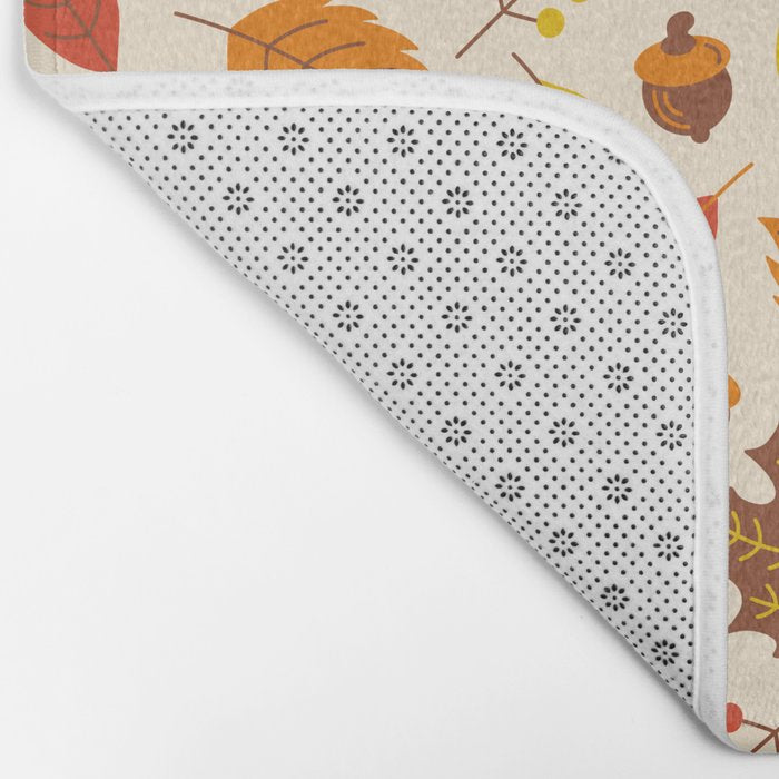 Autumn Leaves Bath Mat Gallery Image 2