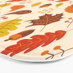 Autumn Leaves Bath Mat Gallery Image 3