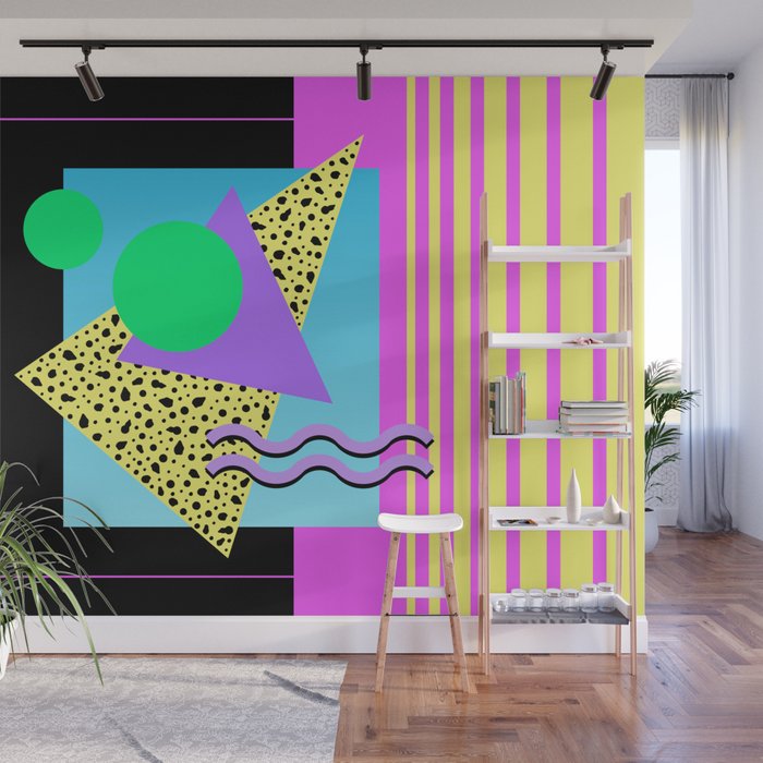 Memphis pattern 132 - 80s / 90s Retro Wall Mural Gallery Image 1