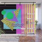 Memphis pattern 132 - 80s / 90s Retro Wall Mural Gallery Image 1