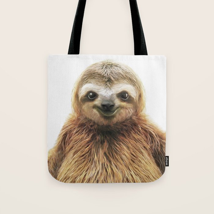 Young Sloth Tote Bag Gallery Image 1
