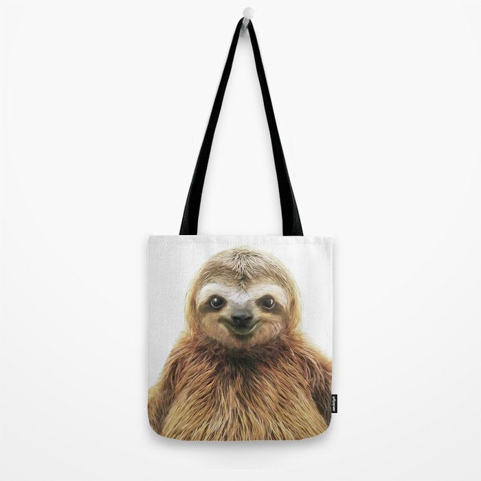 Young Sloth Tote Bag Gallery Image 2