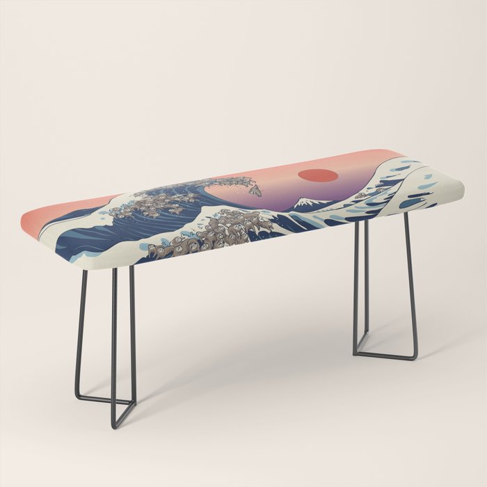 The Great Wave of Sloth Bench Gallery Image 1