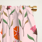 Folk Meadow - Spring Blush Window Curtain Gallery Image 2