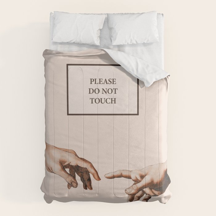 The Creation of Adam by Michelangelo Comforter Gallery Image 6