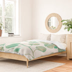 Silver Dollar Eucalyptus - Mint Palette Duvet Cover Gallery Image 2