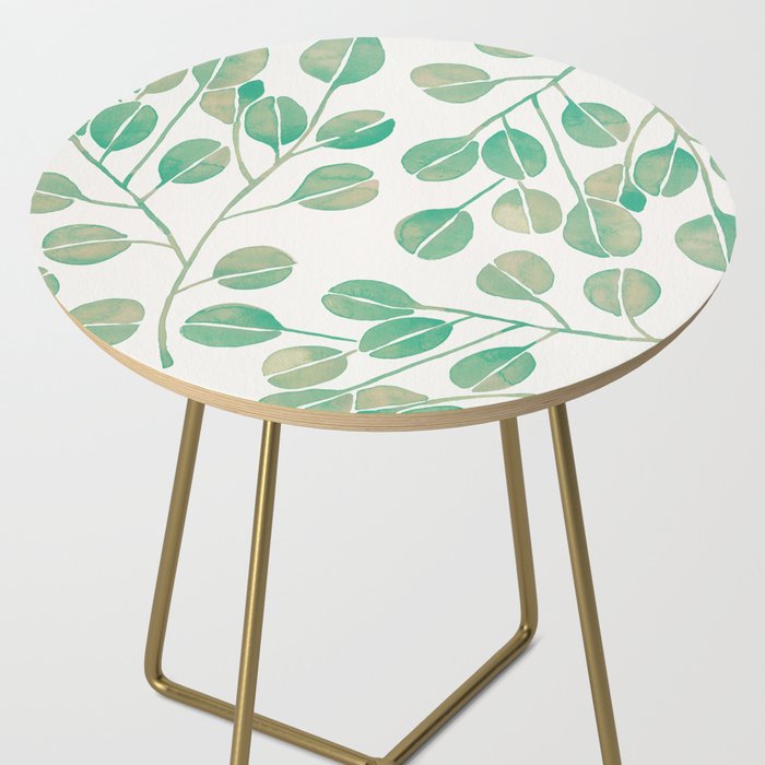 Silver Dollar Eucalyptus - Mint Palette Side Table Gallery Image 2