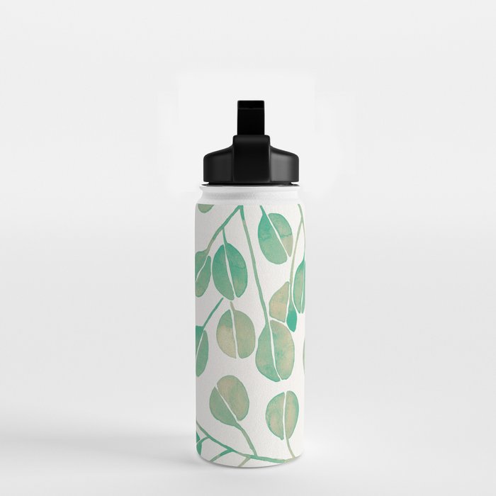 Silver Dollar Eucalyptus - Mint Palette Water Bottle Gallery Image 2