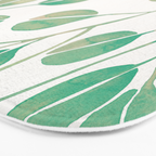 Silver Dollar Eucalyptus - Mint Palette Bath Mat Gallery Image 3